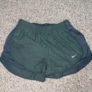 Nike teal running shorts